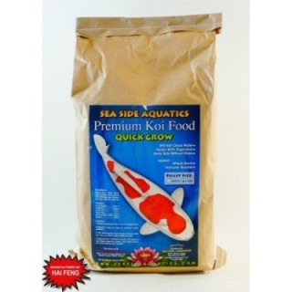 20kg Quick Grow Premium Koi Food - Sea Side Aquatics