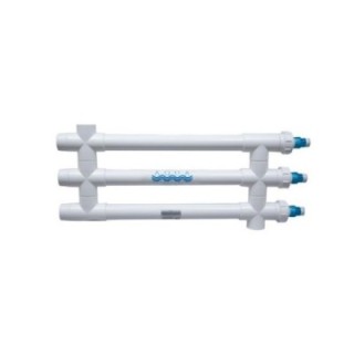 Classic 120 Watt White 2" UV Aqua Ultraviolet