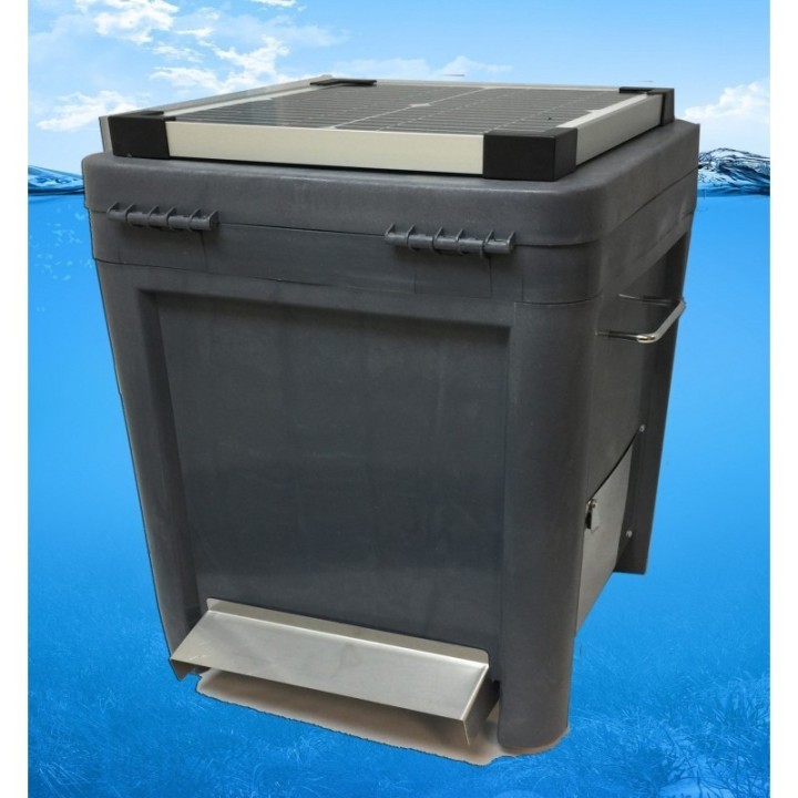 Solar Koi Feeder