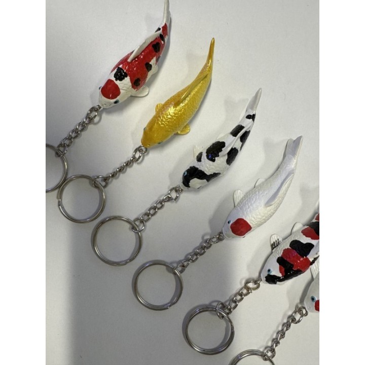 Koi Replica Keychain Kohaku