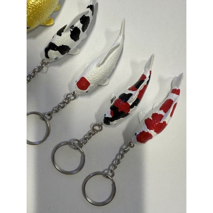 Koi Replica Keychain Kohaku