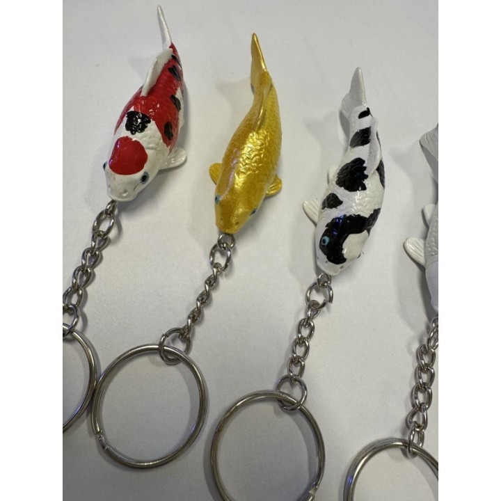 Koi Replica Keychain Kohaku