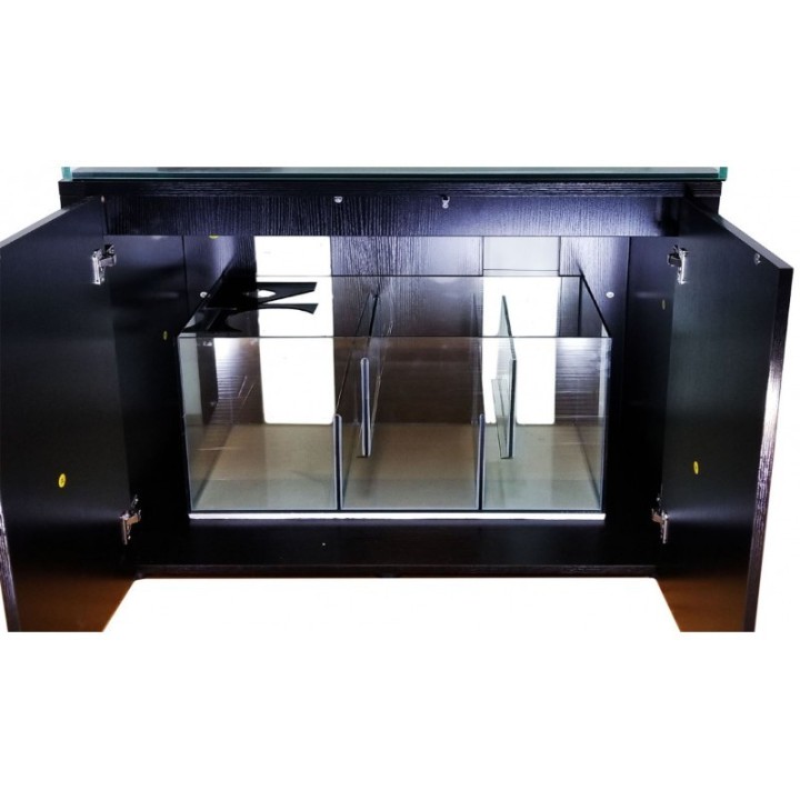 48" x 30" x 24" W/ Black Alloy Stand 150W - Aqua Japan Aquarium