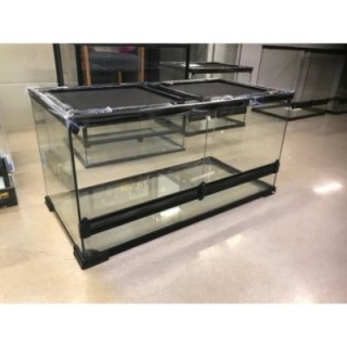Glass 36x18x24 Flat Back Terrarium