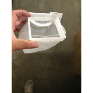 3.75x3.75" Square Rectangle Nylon Mesh Filter Sock