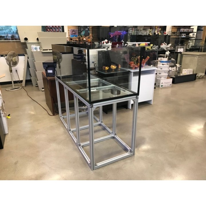 Shallow Peninsula Glass Tank - Aqua Japan
